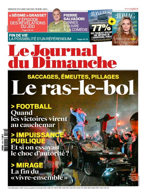 Cover image for Le Journal du dimanche
